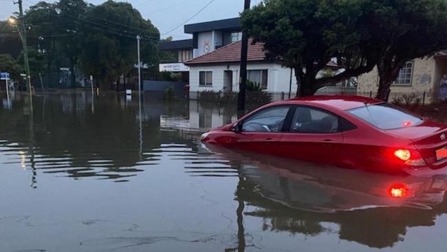 A car submerged in floodwaters. Picture: NSW SES via NCA NewsWire