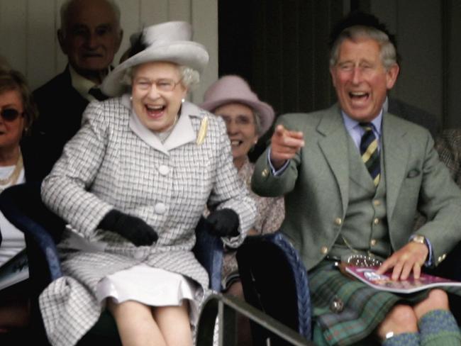 Queen Elizabeth II and Prince Charles in 2006. The Queen did have a sense of humour, according to Australian author Kathy Lette. Picture: Chris Jackson/Getty Images