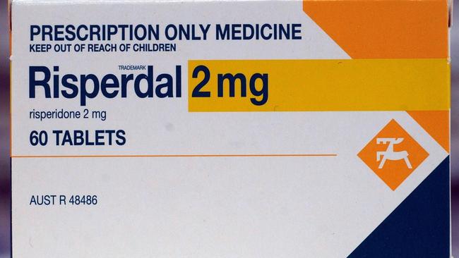 Risperidone is one of the drugs being prescirbed to young patients, according to the Therapeutic Goods Administration.