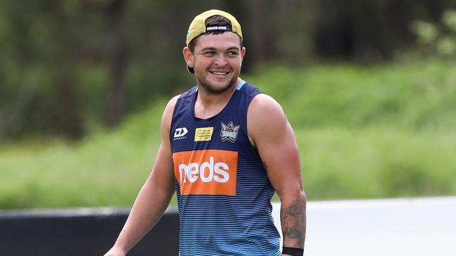 Gold Coast Titans reveal their NRL Nines side. Gold Coast Titans training. Ash Taylor. Picture: NIGEL HALLETT