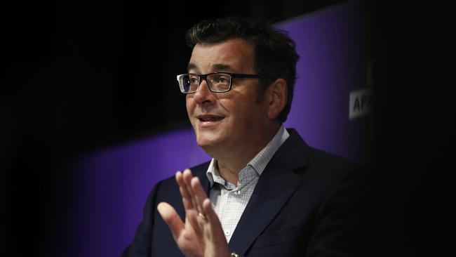 Victorian Premier Daniel Andrews speaks to the media during a press conference in Melbourne, Victoria. Picture: NCA NewsWire / Daniel Pockett