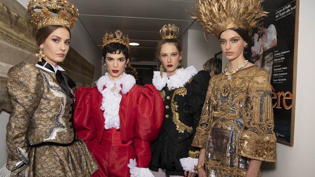 Dolce & Gabbana’s Alta Moda collection December 2019. Picture: supplied.