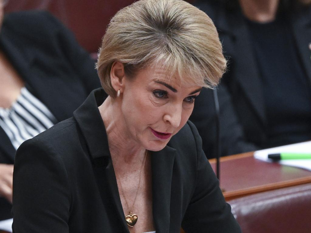 Deputy Opposition Senate leader Michaelia Cash has been unmasked as the woman that Amanda Stoker confided in when a Liberal senator “squeezed her bottom” at work.