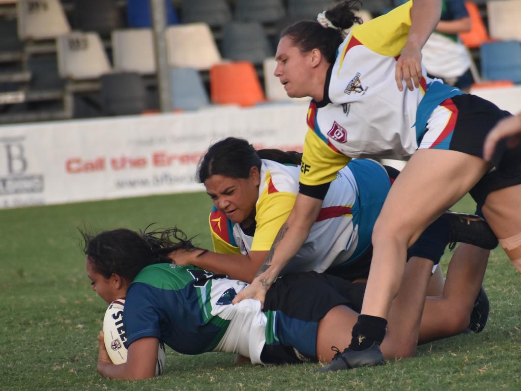 Rockhampton Rugby League’s annual Reef versus Beef women’s game, Browne Park, March 19, 2022.