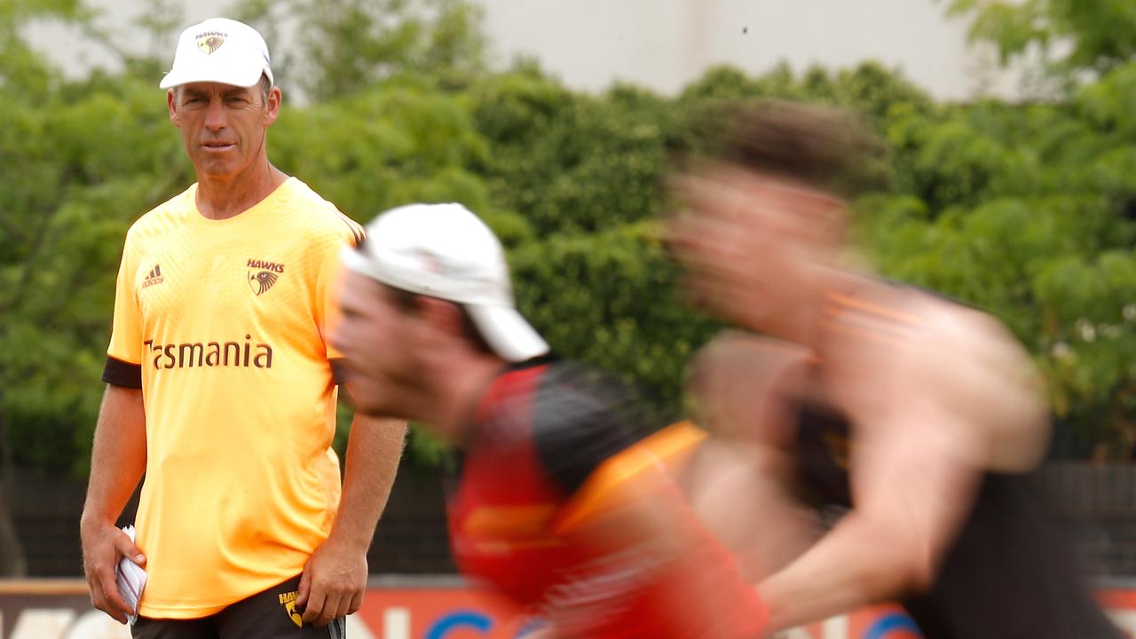 Hawthorn coach Alastair Clarkson isn’t sure how his side will fare in 2021. Picture: Michael Willson