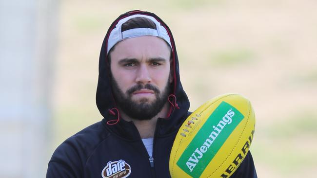 St Kilda AFL training in Moorabbin. Paddy McCartin. Picture: Alex Coppel.