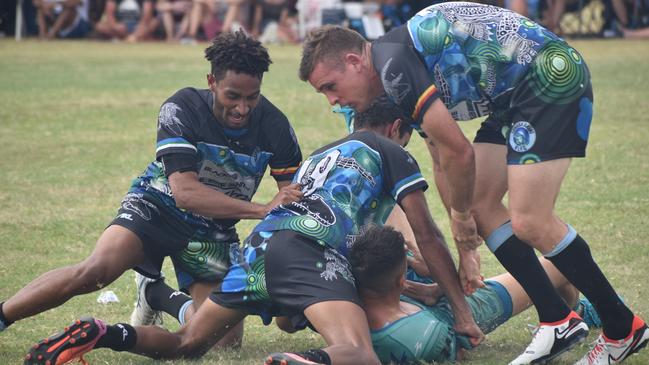 Tunuba Dakani beat the Masada Iosefa and Gary Field Memorial Team at the Warba Wangarunya Rugby League Carnival in Rockhampton.