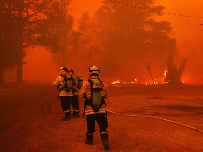 Firefighters saved 30 people in Balmoral. Picture: Sam Ruttyn