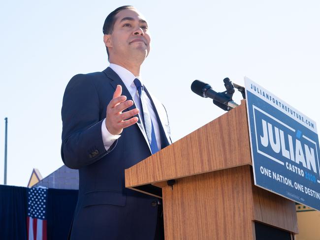 Former United States Secretary of Housing and Urban Development Juliàn Castro. Picture: AFP