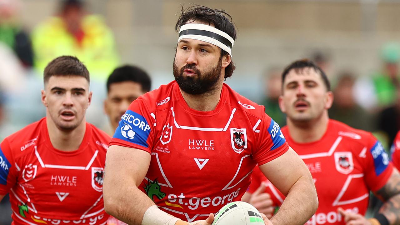 Aaron Woods is guaranteed to play in the NRL for at least another season. Picture: Mark Nolan/Getty Images