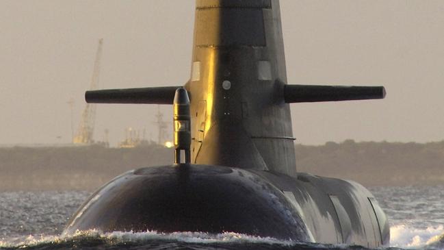 An Australian Collins Class submarine which will be eventually replaced by nuclear powered subs