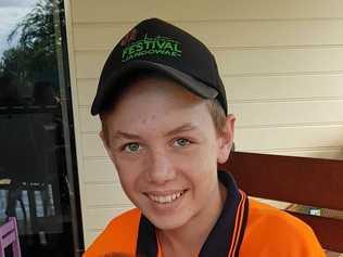 Tristan Sik, a year 8 Victory College student, remains a in a critical condition in hospital after crashing into a car on his push bike. Picture: Contributed