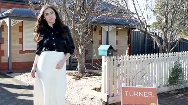 Turner Real Estate held an open inspection at a Grange home, where 14 prospective tenants  registered to attend. Ashleigh Howard (0478119013), was one of those, and she said that she had looked at over 30 properties without success. 25 August 2021. Picture Dean Martin