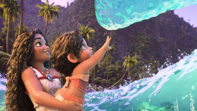 Moana 2 introduces her little sister, Simea. Picture: Disney