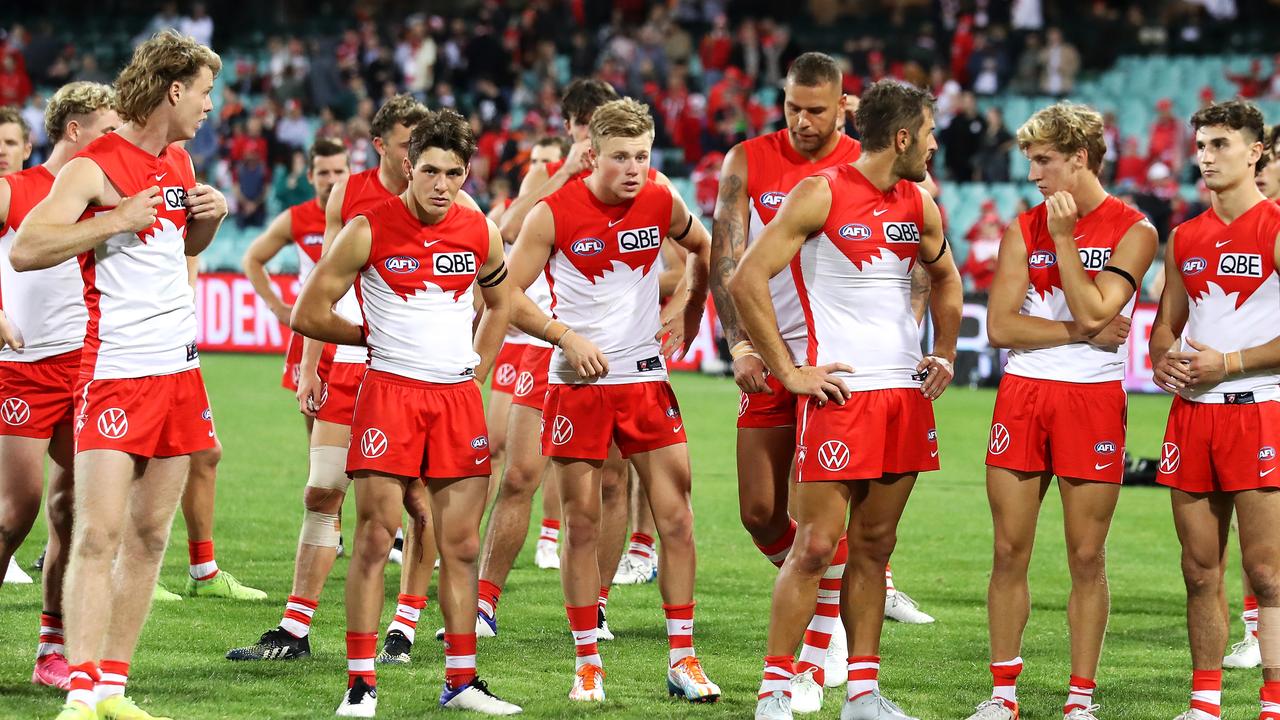 AFL 2021: Sydney Swans star Sam Reid suffers calf injury, John Longmire ...