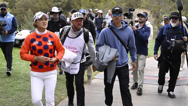 Minjee Lee and her brother Min Woo would like to share the Olympic fairways together. Picture: Orlando Ramirez/Getty Images