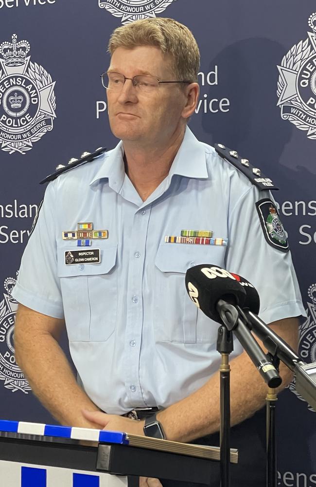 Inspector Glenn Cameron at Mackay Police District Office. Photo: Zoe Devenport