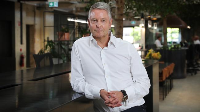 Goodman Group boss Greg Goodman says the trade slow down has had an impact, but the developer is chasing big sites. Picture: John Feder/The Australian