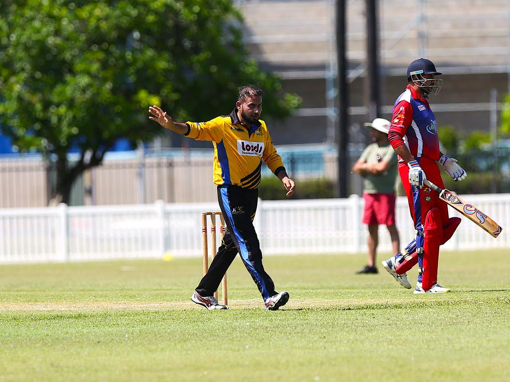 Norths Spicy Bite v Mulgrave Punjabi at Griffiths Park. Cricket Far North Second grade 2025. Photo: Gyan-Reece Rocha.