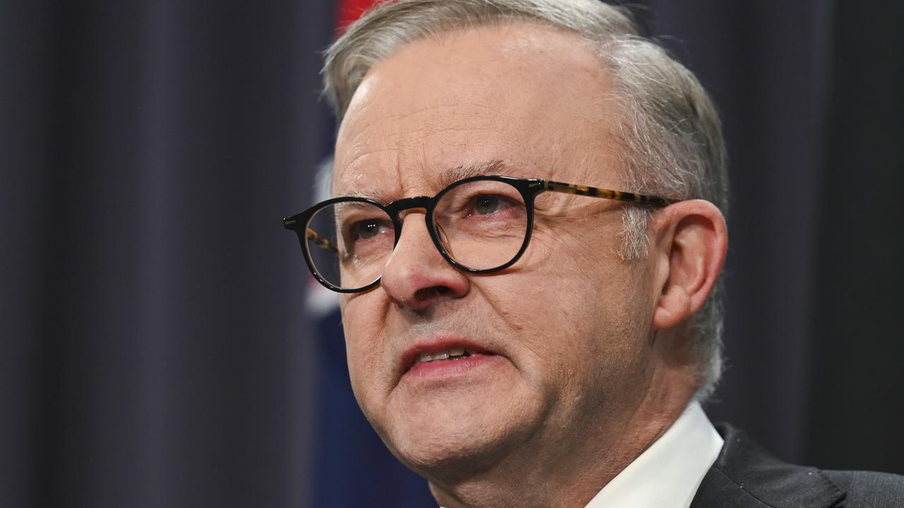 Prime Minister Anthony Albanese has quizzed over the futures of Immigration Minister Andrew Giles and Home Affairs Minister Clare O’Neil. Picture: Martin Ollman