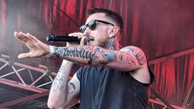 Rapper 360 at the Hello Sunshine festival in Scoresby on February 11, 2023. Picture: Kiel Egging.