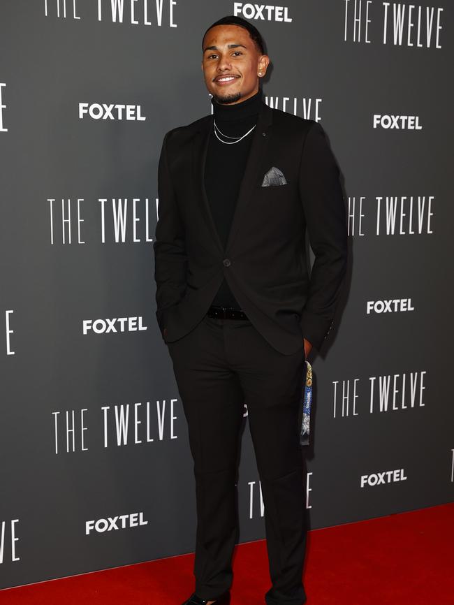 Ngali Shaw at the launch party for the new Foxtel drama The Twelve. Picture: Richard Dobson