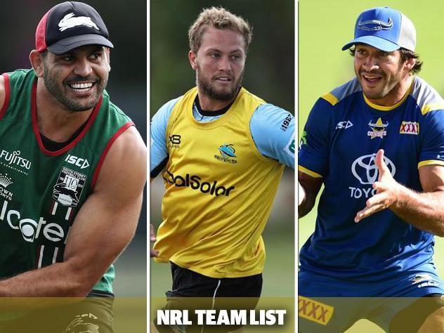 Team lists for NRL trials