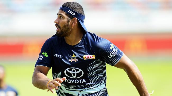 North Queensland Cowboys training from 1300 Smiles Stadium. Nene Macdonald. Picture: Zak Simmonds