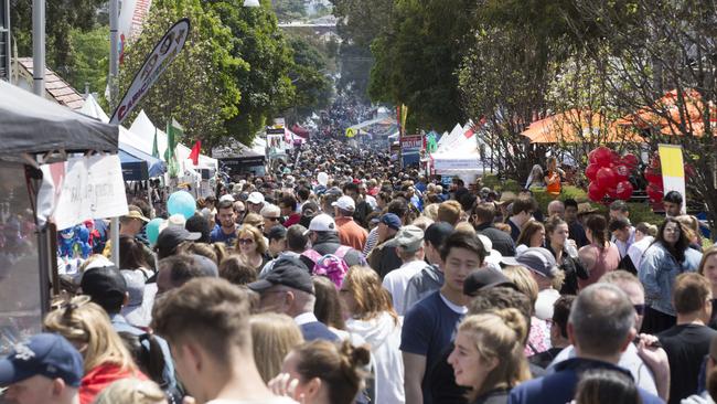 The event draws massive crowds to Leichhardt.