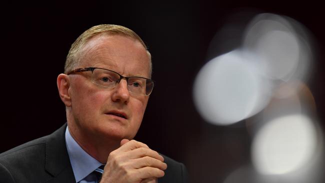 RBA governor Philip Lowe now does have his finger on the rate cut trigger — and it’s a hair trigger. Picture: AAP