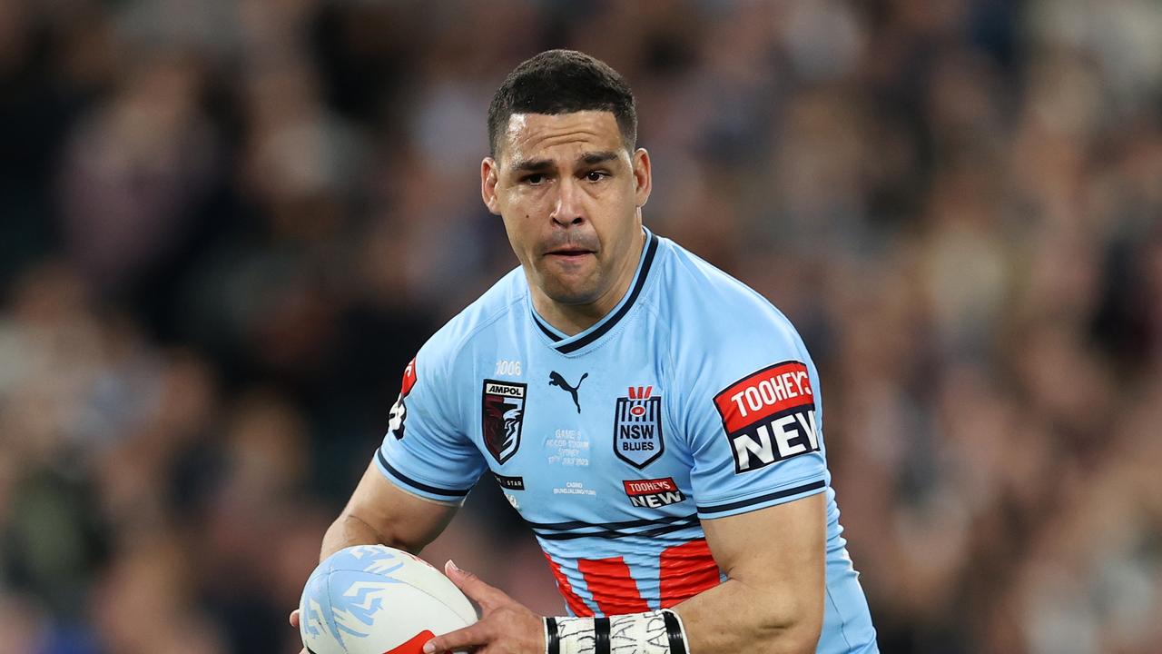 Cody Walker was a standout for NSW, as the Souths quartet helped guide the Blues to victory. Picture: Getty Images.