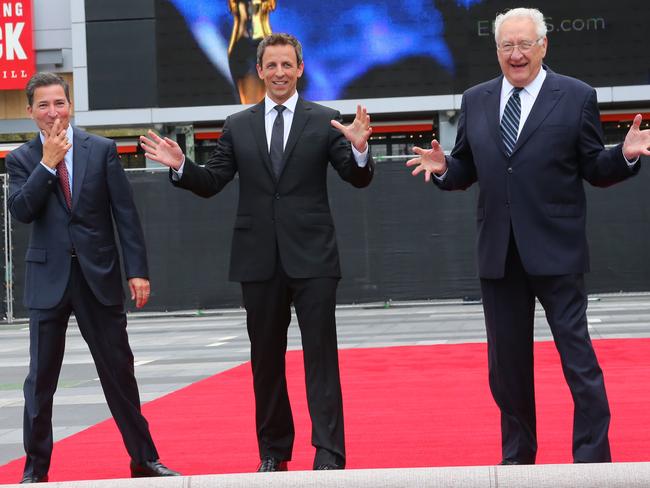 Here we go! Seth Meyers rolls out the red carpet at 66th Annual Primetime Emmy Awards.