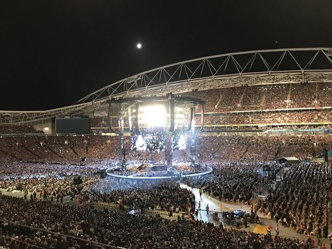 Adele played in front of nearly 100,000 fans at her second Sydney concert on March 11, 2017.