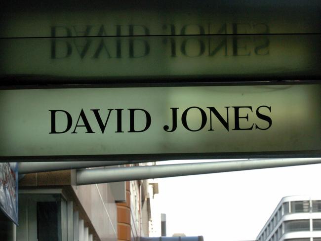 DEPARTMENT STORE SIGNS IN RUNDLE MALL. DAVID JONES.