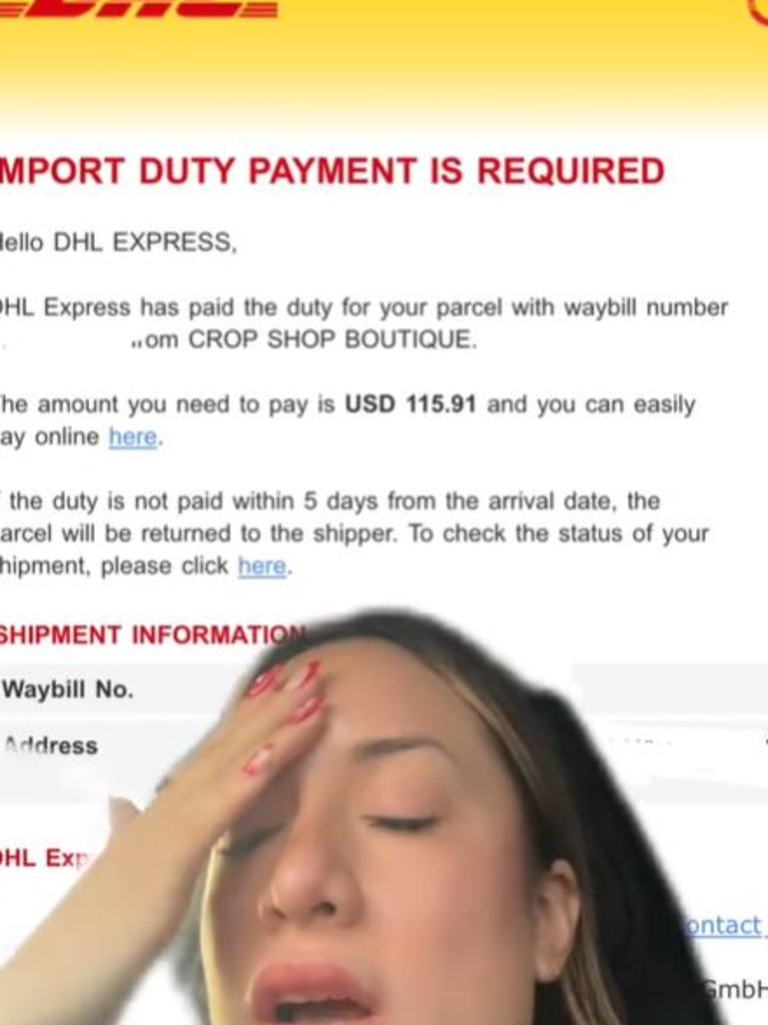 American shoppers have been left gobsmacked by the import duty payments. Picture: zmellymel/TikTok