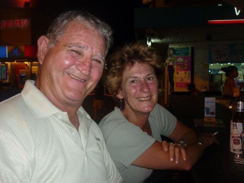 Sue Duffy, pictured with her husband Dan.