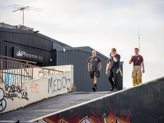 It’s the third entertainment centre in the northern suburbs to be targeted in a matter of days. Picture: Jake Nowakowski