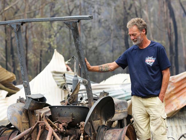 Paul van den Heuvel, business partner and friend of Michael Clarke at their property. Picture: Gaye Gerard