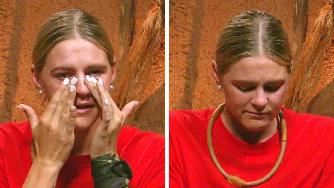 Shayna Jack has an emotional moment on I'm A Celeb.