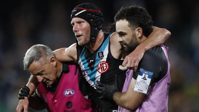 Brad Ebert was forced to retire after multiple concussions. Picture: Getty Images