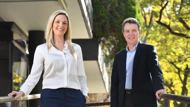 GPEx chief executive Stephanie Clota and director of medical education and training Dr Paul Dilena. Picture: Keryn Stevens