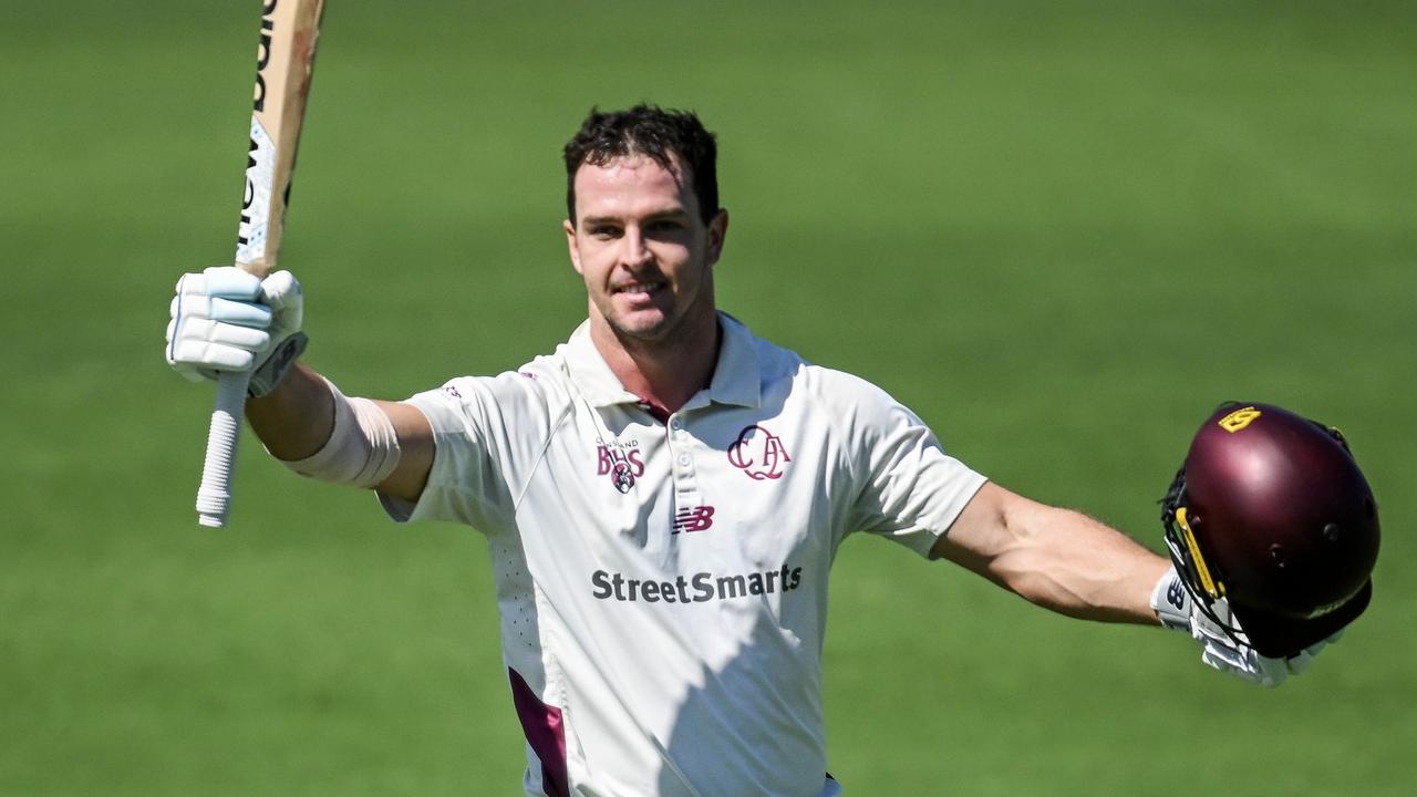 Jack Wildermuth made his third Sheffield Shield hundred (Photo by Mark Brake/Getty Images)