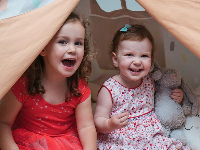 Holly and Talia love playing at the INS creche each day.