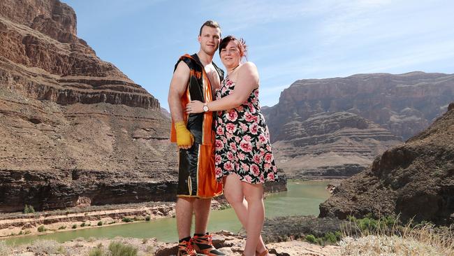 Jeff Horn with wife Jo at the Grand Canyon.