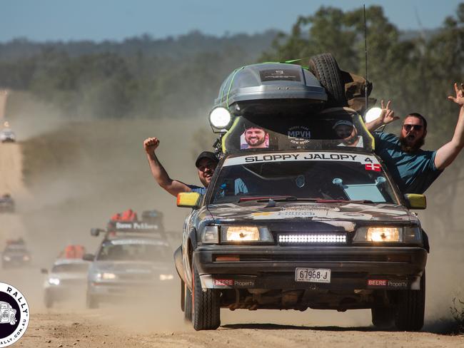 Day 5: Mitchell to Barcaldine — Back on the dirt roads. Photo: BOX RALLIES