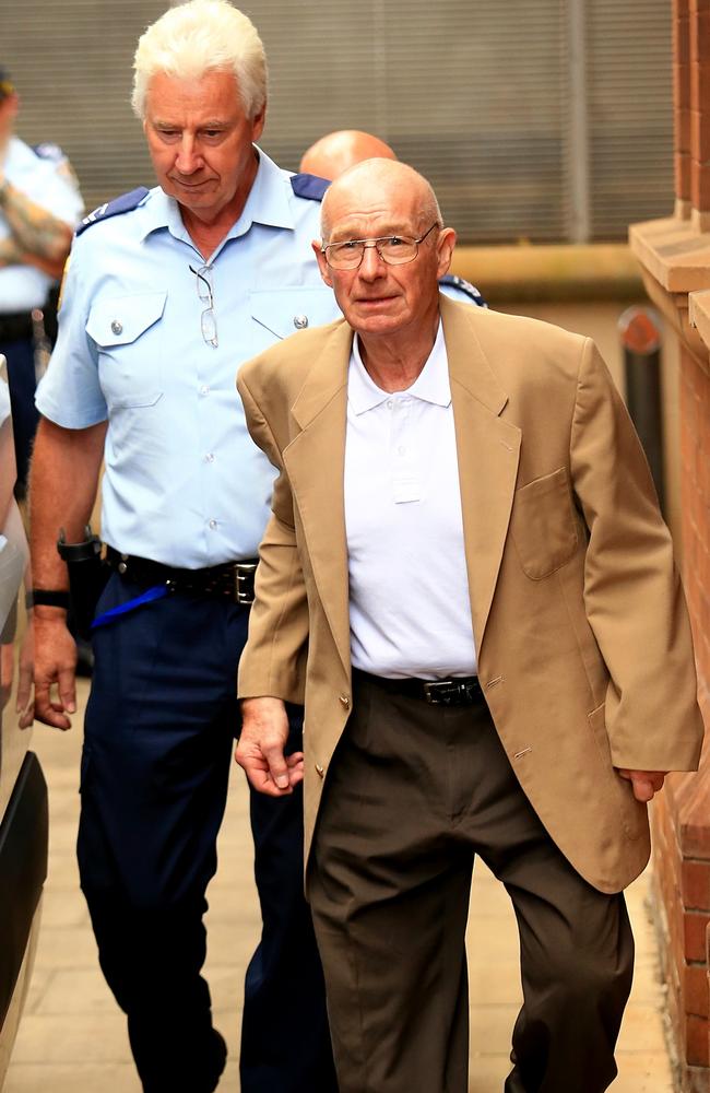 Roger Rogerson leaves the Supreme Court in 2016 during his murder trial. Picture: newspix