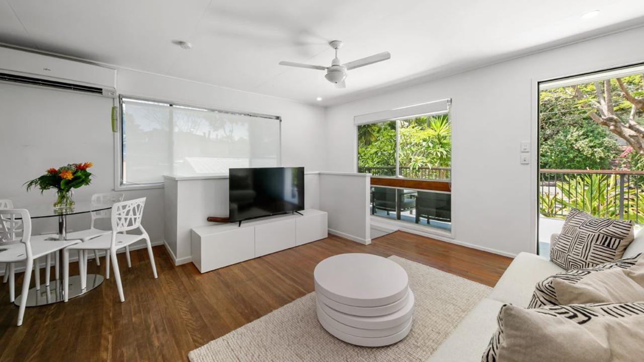 The three-bedroom house has a $850,000 price guide – around Brisbane’s median house price of $875,000.