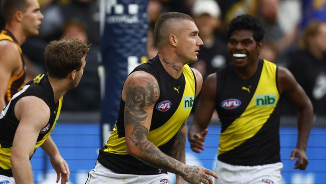 Dustin Martin was in vintage form against Hawthorn.