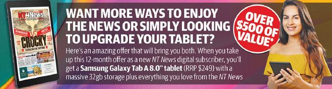 NT News tablet art