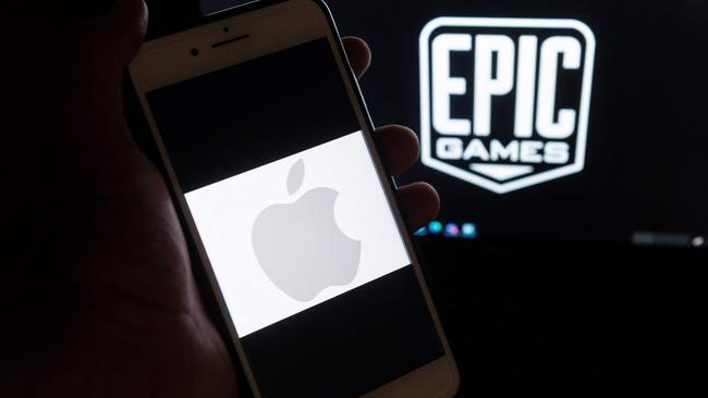 Epic Games’ vice president and global head of public policy Coriell Wright said in an interview that Apple and Google are harming developers and consumers in Australia and around the world by abusing their dominant market position. Picture: AFP